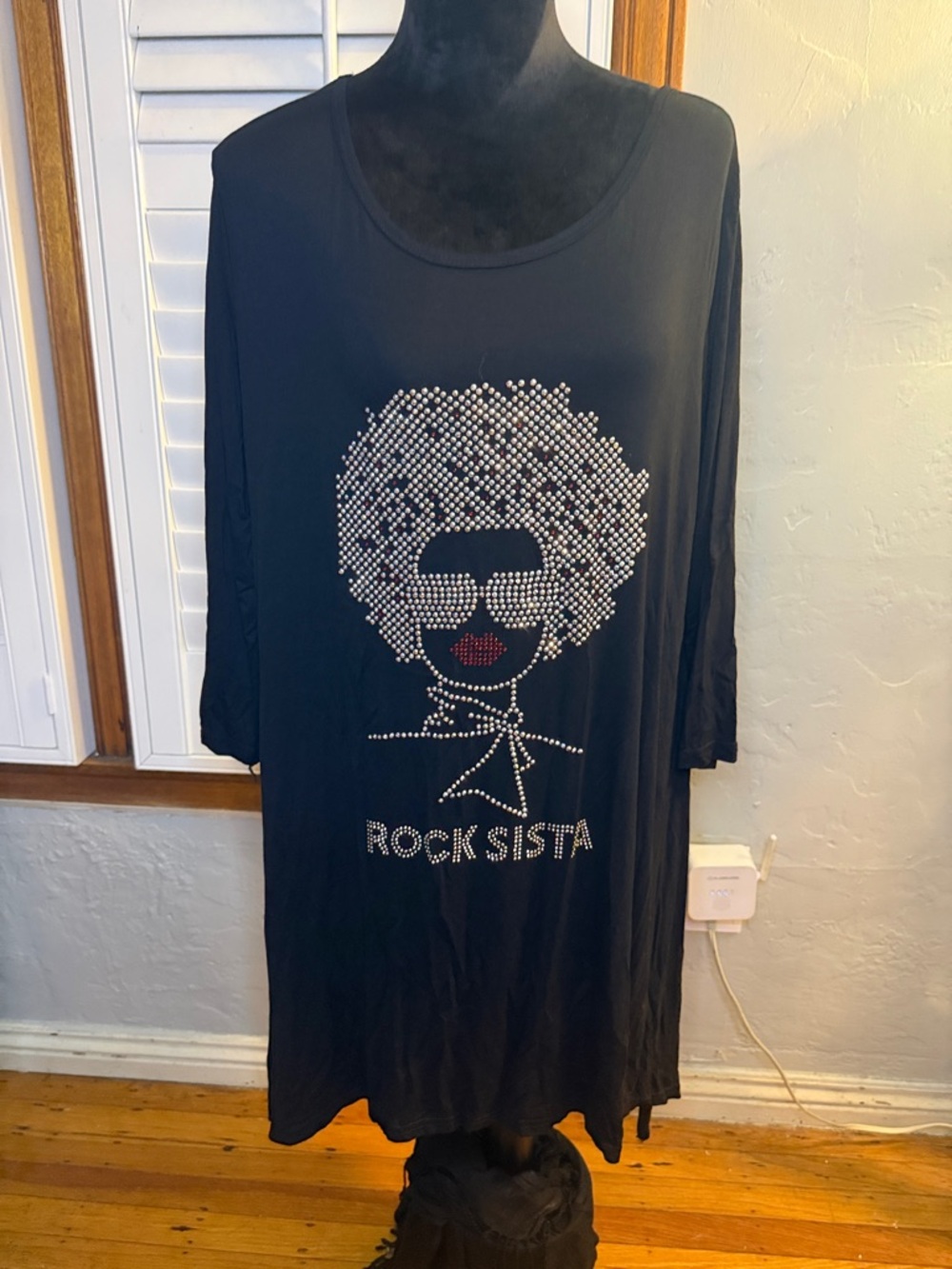 Rock Sista Black Studded Tunic